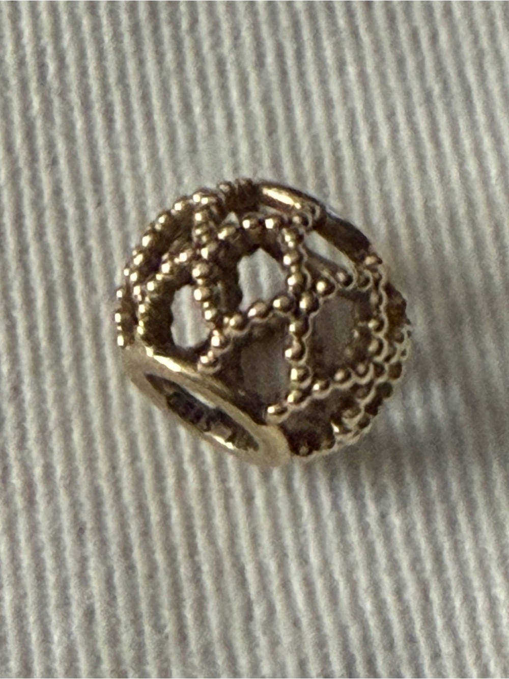 Pandora Retired 14K Yellow Gold Wanderlust Charm 750815